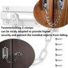 Internal Door Chain Lock - Durable Door Reinforcement Chain for