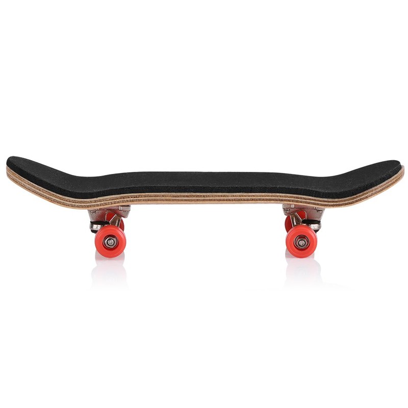 Milltrip Wooden Finger Skateboards, 1Pc Maple Wooden Alloy Fingerboard Finger