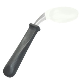 Rehabilitation Advantage Left Handed Grip Easy Coated Offset Spoon