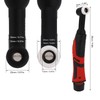 TIG Welder Torch Head Air Cooling 360 Degree Rotation Tail