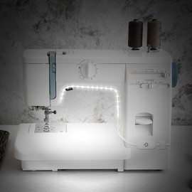 Uonlytech 2 Cinta De Luz Led Tira De Luz Led Blanca Para Coser Tiras De Luces Led Blancas Tira De Luz Para áquina De Coser Tiras De Luz Led Para Coser Barras De Luz Led Cable De Luz Ligero