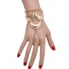 Unbranded Women Wrist Bracelet Jewelry Gold Metal Hand Chain Ring