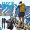 Glymnis Walking Poles 2 Pack Collapsible Walking Poles for Men