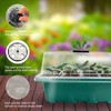 12 Hole Plant Lamp Set with LED Grow Lamp Seedling