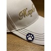 Green Life Golf Marker Paw Magnetic Hat Clip Set of