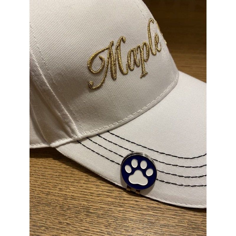 Green Life Golf Marker Paw Magnetic Hat Clip Set of