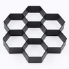 Skelang Hexagon Pavement Mold, 11.4"×11"×1.7" Reusable Walk Path Maker, Concrete