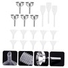 ABOOFAN 1Set Mini Funnel Dispensing Metal Plastic Tool for Liquid