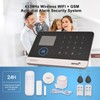 Splenssy WIFI GSM Home Alarm Security System, 2.4in LCD Wireless