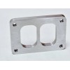 Custom Fab Shop Stainless T6 Divided Turbo Inlet Flange Twin