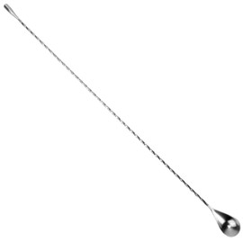 Cocktailor Twisted Mixing Spoon, Long Handle Stainless Steel Cocktail Bar Spoons in Three Sizes (19.5-inch)