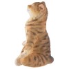 Yoga Cat in Lotus Seat, Made of Artificial Stone, Coloured