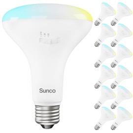 Sunco Lighting 12 Pack BR30 Indoor Recessed Flood Light Bulb LED 850 Lumens Selectable CCT 2700K/3000K/5000K, E26 Base, 25,000 Lifetime Hours - UL & Energy Star, Soft White, 11W 65W Equivalent