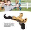 Bow Release Aids Aluminum Alloy Adjustable 4 Finger 360 Degree