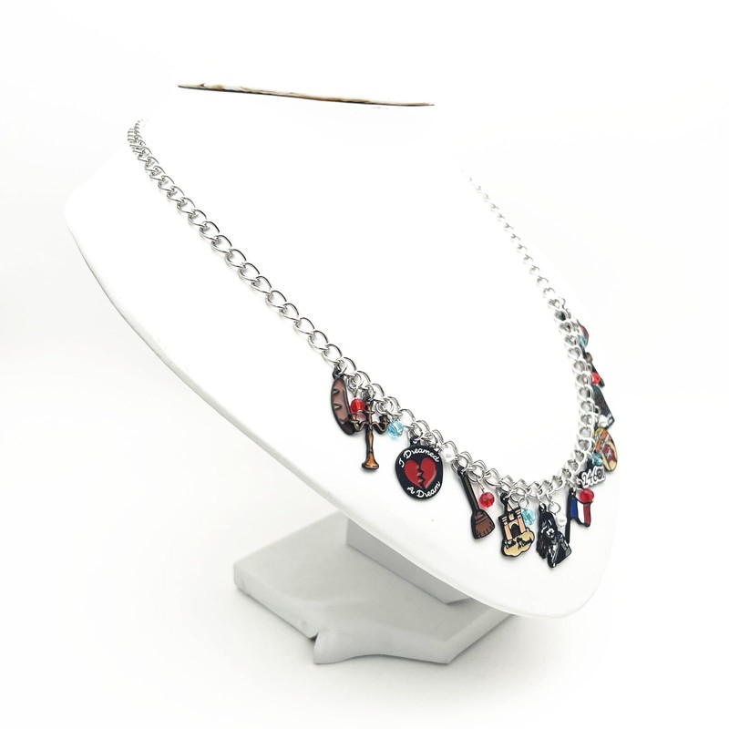 DreamWater Necklace Cosplay Metal Broadway Charm Necklace Gifts for Woman