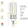 inShareplus E12 LED Bulbs, 16W Candelabra Light Bulbs, Daylight 6000K,