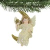 Bethany Lowe Celestial Crescent Moon Angel Ornament