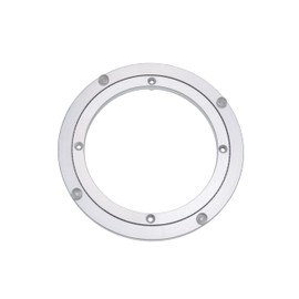 Dailydanny Aluminum Heavy Duty Lazy Susan Rotating Turntable Bearing Swivel Plate Hardware for Dining-Table (8 inch)
