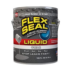 Flex Seal Liquid Rubber in a Can, 1-gal, Clear