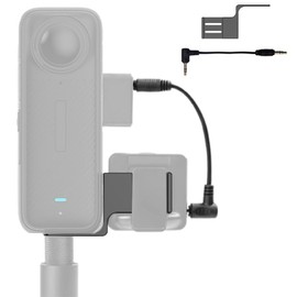 Honbobo Mikrofonadapter Halterung für Insta360 X5,Mikrofonhalter Erweiterungsständer für Insta360 X5 X4 X3