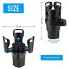 Multifunctional Adjustable 2in1 Car Seat Cup Holder Car Cup Holder