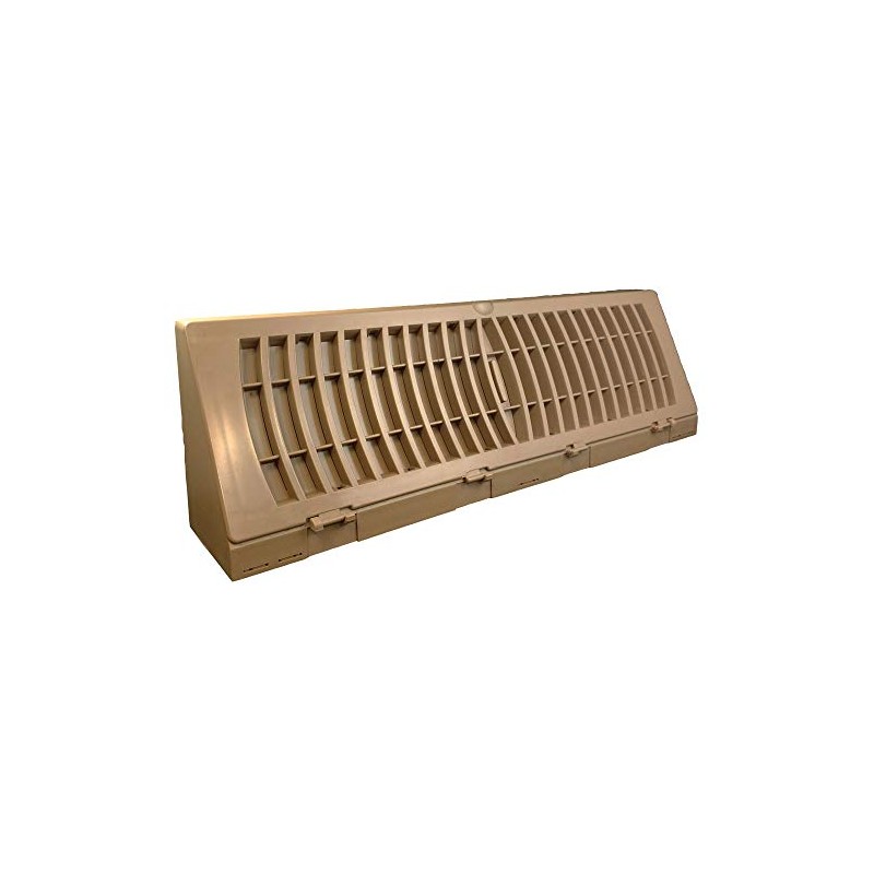 Plastic Baseboard Register (15", Brown)