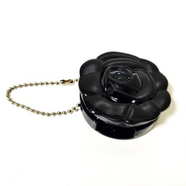 Portable Camellia Mini Lip Balm Empty Case Keyring 7ea