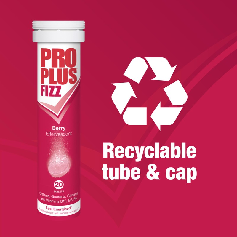 Pro Plus Fizz - 20 Effervescent Berry Flavour Tablets -