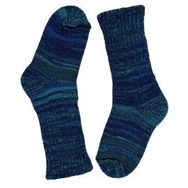 Mongrel Socks Merino Mini Mongrels Kids Socks - Blue Green