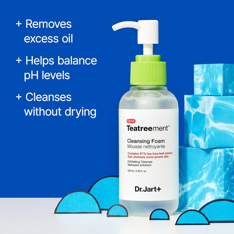 Dr.Jart+ Teatreement Cleansing Foam Korean Face Wash for Oily Skin