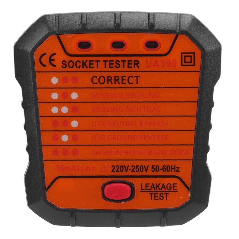 Socket Tester Multifunction Electric Socket Tester Mains Fault Checker Tool