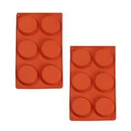 Septe 2Pcs 6 Cups Silicone Egg Bite Molds,Silicone Muffin Pans for Air Fryer, Non-Stick cupcake molds for baking