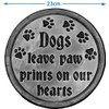 dennycraftmoulds Dogs Leave Paw Prints On Our Hearts Concrete Garden