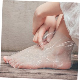 BIUDECO Convenient Exfoliating Gloves Foot Peel Mask Moisture Gloves for Foot Therapy Bath Random Style