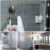 JiePai Suction Cup Towel Hooks,Shower Towel Holder for Bathroom,Suction Shower