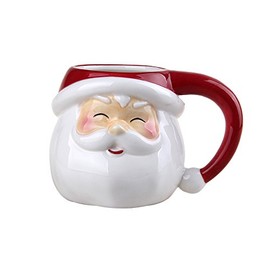 Comfy Hour Joyful Holiday Collection - Taza de Papá Noel de 7 pulgadas, taza para uno, decoración de invierno, cerámica