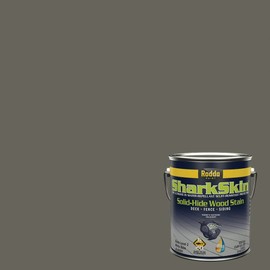 Rodda Paint Sharkskin Deck and Siding Solid Wood Stain, 1 Gallon, Forest Floor