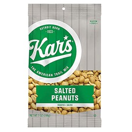 Kar's Nuts Salted Peanuts 7oz Bag (Pack of 12)