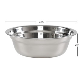 Minekkyes Stainless Steel Mixing Bowl Set of 4, Small Metal Nesting Bowls for Mixing, Serving, Cooking, Baking