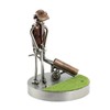 Steelman24 I Nuts and bolts sculpture Golf Putting On The