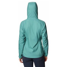 Mountain Hardwear Women's KOR Preshell Hoody, Washed Turq, Small