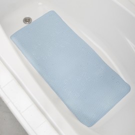 Zenna Home Oversized Waffle Cushion Tub Mat One Size Blue