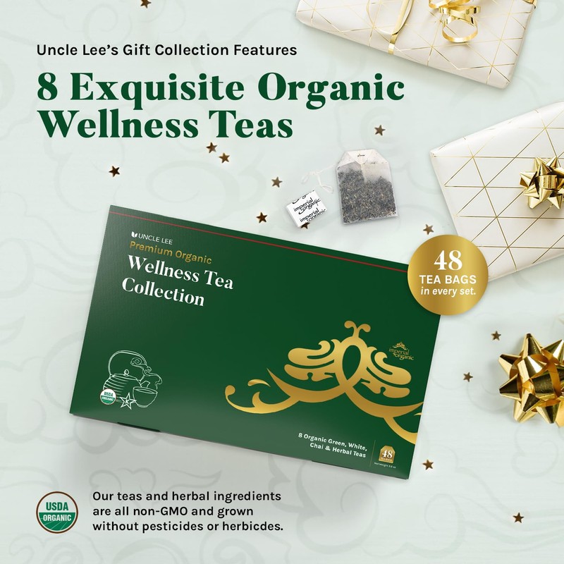 Uncle Lee’s Organic Tea Variety Gift Set – Wellness Collection