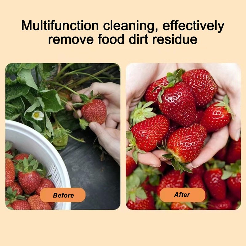 Fruit and Vegetable Washing Machine, Multifunctional Electric Vegetable Washing Basket