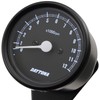 Daytona 15630 Motorcycle Mechanical Tachometer, Black Body/Black Panel/White LED, φ2.4