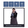 USB Heated Blanket Dark Grey 3 Temp Modes 52x43in Soft