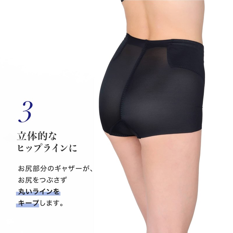 Lucien Women's Girdle Shorts, Suppressing Float Flesh and Neat Waist,