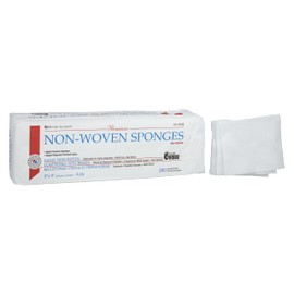 Henry Schein Premium Gauze, Rayon/Polyester Blend Non-Woven Sponges, 3 in x 3 in 4 Ply Non-Sterile, 4-Ply, 200/Pack - 1 Pack