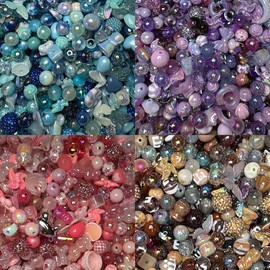 Beads by Color for Beadable Pen fancy bead bead mix:_Pastel_Large 300ML