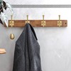 CABDM 5 Pack Decorative Heavy Duty Towel Hooks for Hanging